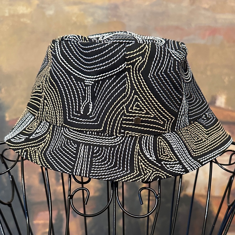 Authentic Hermes Patterned Bucket Hat - Picture 11 of 12